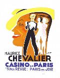 Maurice Chevalier au Casino de Paris II-Charles Kiffer-Framed Limited Edition