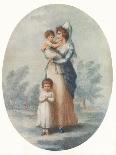'Lady Rushout and Children', c1795-Charles Knight-Giclee Print