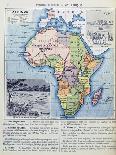 Map of Colonial Africa, from a School Book, Published in 1911-Charles Lacoste-Giclee Print