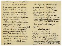Letter from Charles Lamb to John Clare, 31st August 1822-Charles Lamb-Giclee Print