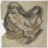 Etude pour un ange portant un phylactère intitulé Gloria in excelsis deo-Charles Lameire-Premier Image Canvas
