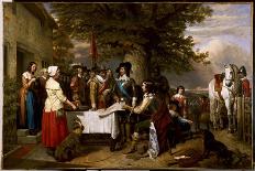 The Eve of the Battle of Edgehill, 1642, 1845-Charles Landseer-Giclee Print