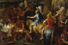 Entrée d'Alexandre le Grand dans Babylone ou Le triomphe d'Alexandre-Charles Le Brun-Giclee Print