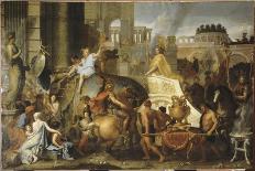 Alexander the Great Enters Babylon-Charles Le Brun-Giclee Print