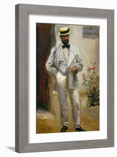 Charles Le Coeur, Architect and Friend of the Painter, 1874-Pierre-Auguste Renoir-Framed Giclee Print