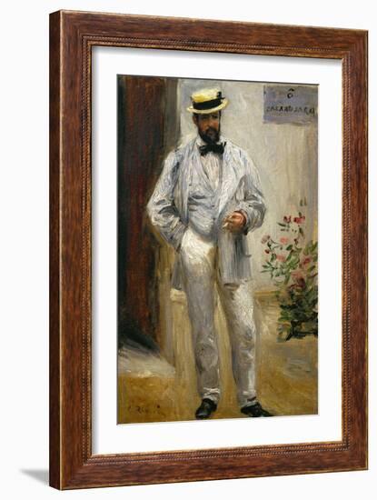 Charles Le Coeur, Architect and Friend of the Painter, 1874-Pierre-Auguste Renoir-Framed Giclee Print