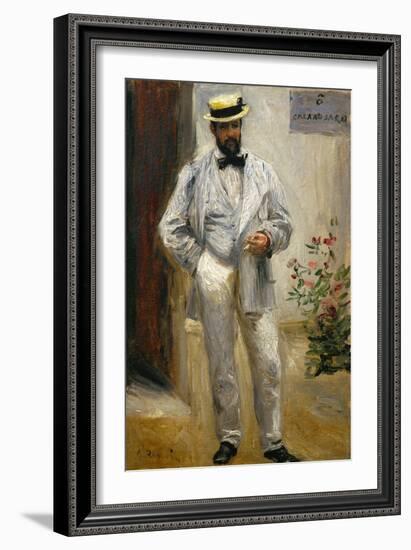 Charles Le Coeur, Architect and Friend of the Painter, 1874-Pierre-Auguste Renoir-Framed Giclee Print