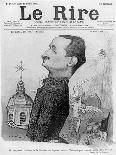 Caricature of Paul Deschanel, from 'Le Rire', 10 February 1900-Charles Leandre-Framed Premier Image Canvas