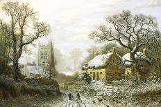 Winter Landscape, 1869-Charles Leaver-Framed Giclee Print