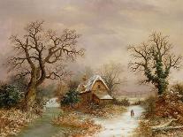 Winter Landscape, 1869-Charles Leaver-Giclee Print