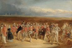 The Golfers, 1847-Charles Lees-Framed Premier Image Canvas