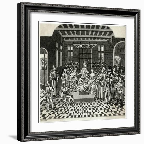 Charles, Lesage, Froissart-J Harris-Framed Art Print