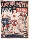 Poster for the Operetta La Grêve Des Femmes by A. De Villebichot, 1879-1880-Charles Lévy-Framed Giclee Print
