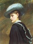 The Blue Hat-Charles Lidderdale-Giclee Print