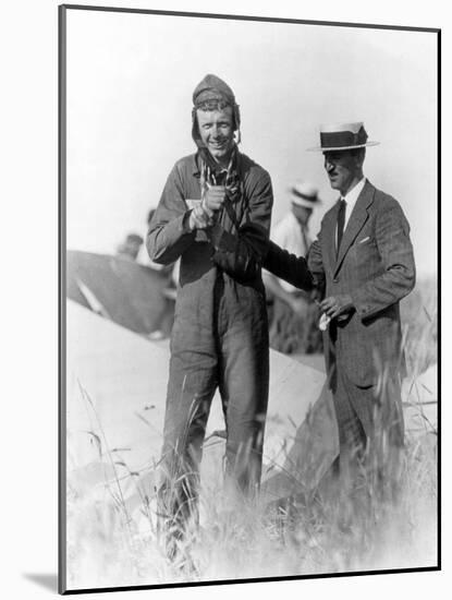 Charles Lindbergh, American Aviator-Science Source-Mounted Giclee Print