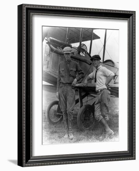 Charles Lindbergh, American Aviator-Science Source-Framed Giclee Print