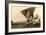 Charles Lindbergh and Plane-null-Framed Art Print