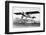 Charles Lindbergh in the "Spirit of St. Louis" Sets off from New York-null-Framed Photographic Print