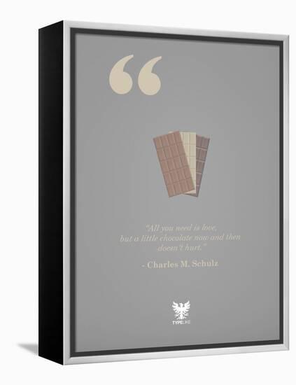 Charles M. Schulz-TypeLike-Framed Stretched Canvas