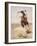 Charles Marion Russell - a Bad Hoss-Vintage Apple Collection-Framed Giclee Print