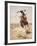 Charles Marion Russell - a Bad Hoss-Vintage Apple Collection-Framed Giclee Print