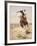 Charles Marion Russell - a Bad Hoss-Vintage Apple Collection-Framed Giclee Print