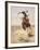 Charles Marion Russell - a Bad Hoss-Vintage Apple Collection-Framed Giclee Print