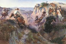 In Without Knocking-Charles Marion Russell-Giclee Print