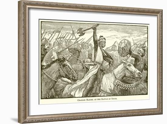 Charles Martel at the Battle of Tours-null-Framed Giclee Print