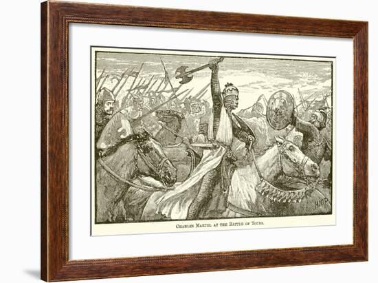 Charles Martel at the Battle of Tours-null-Framed Giclee Print