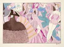 Le Jardin de l'infante, robe du soir de Paul Poiret-Charles Martin-Giclee Print