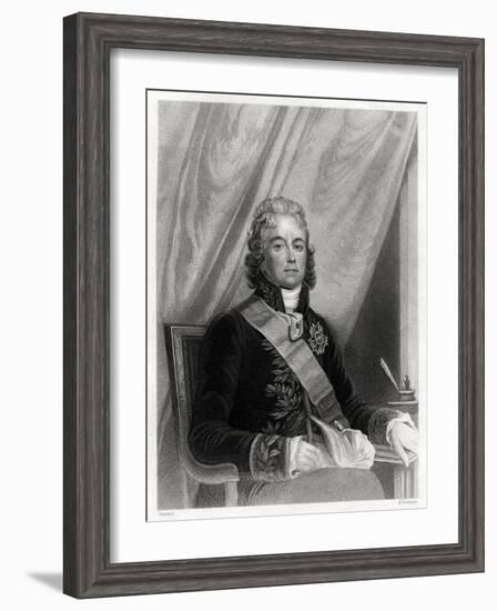 Charles Maurice De Talleyrand-Perigord, French Diplomat, 19th Century-S Freeman-Framed Giclee Print