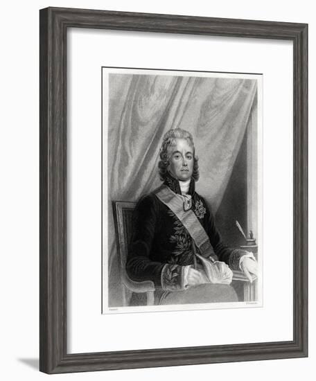 Charles Maurice De Talleyrand-Perigord, French Diplomat, 19th Century-S Freeman-Framed Giclee Print