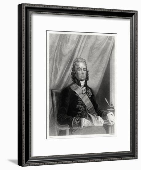 Charles Maurice De Talleyrand-Perigord, French Diplomat, 19th Century-S Freeman-Framed Giclee Print