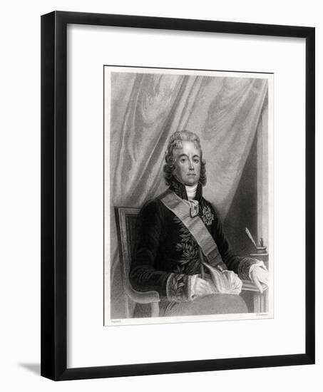 Charles Maurice De Talleyrand-Perigord, French Diplomat, 19th Century-S Freeman-Framed Giclee Print