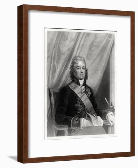 Charles Maurice De Talleyrand-Perigord, French Diplomat, 19th Century-S Freeman-Framed Premium Giclee Print