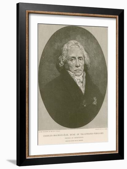 Charles Maurice De Talleyrand-Perigord-Ary Scheffer-Framed Giclee Print
