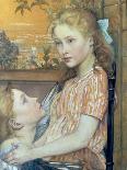 Young Girl and her Guardian Angel, 1894-Charles Maurin-Framed Premier Image Canvas