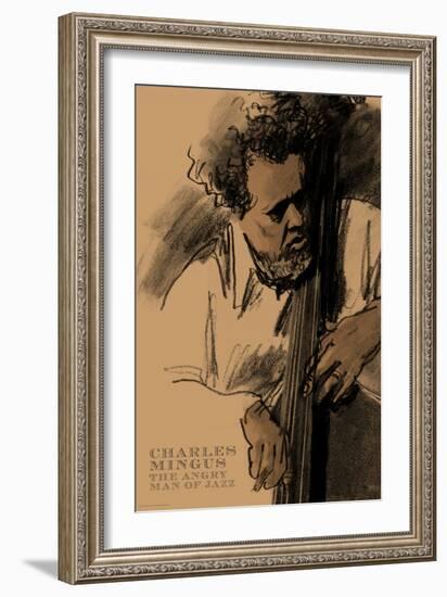 Charles Mingus-Clifford Faust-Framed Art Print