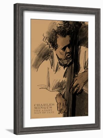 Charles Mingus-Clifford Faust-Framed Art Print