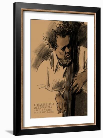 Charles Mingus-Clifford Faust-Framed Art Print