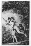 The Cries Proceeded from Two Young Women Who Were Tripping Disrobed Among the Mead-Charles Monnet-Framed Giclee Print