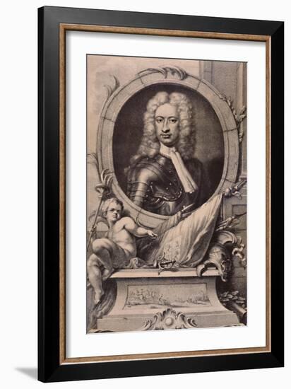 Charles Mordaunt, Earl of Peterborough and Monmouth, English soldier, c1740 (1894)-Jacobus Houbraken-Framed Giclee Print