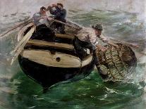 Hauling in Lobster Pots-Charles Napier Hemy-Giclee Print