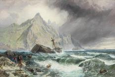 A Nautical Argument, 1877-Charles Napier Hemy-Framed Giclee Print