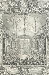 Decoration of a Hall in Versailles, France, 1745-Charles Nicolas Cochin-Framed Giclee Print