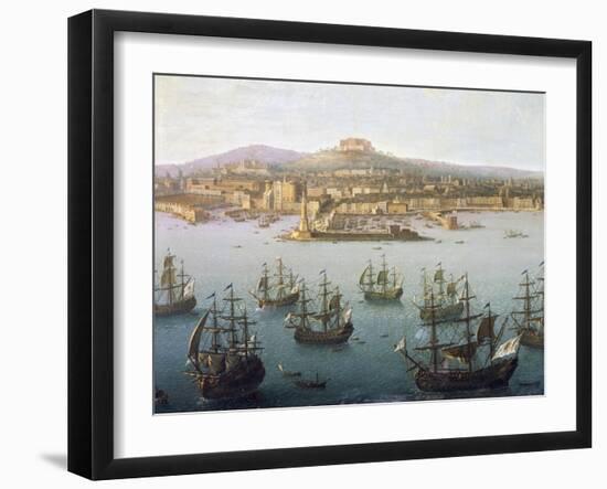 Charles of Bourbon Departing for Spain from Naples, October 7, 1759-Antonio Mancini-Framed Giclee Print