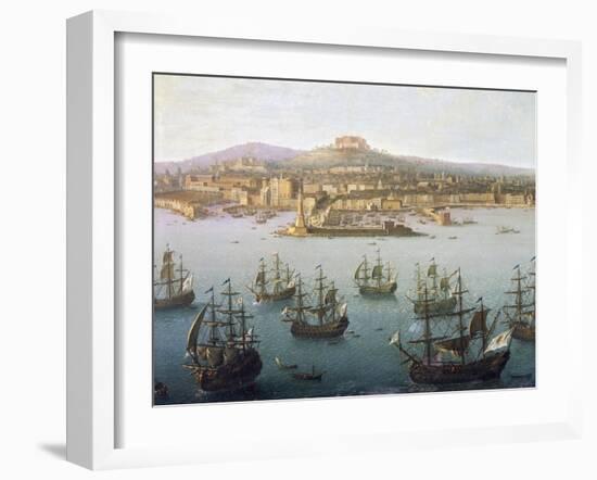 Charles of Bourbon Departing for Spain from Naples, October 7, 1759-Antonio Mancini-Framed Giclee Print