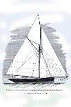 Six-Beam Cutter Sail Plan-Charles P. Kunhardt-Art Print