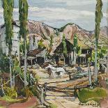 In the San Felipe Valley, 1927 (Oil on Canvas)-Charles P Reiffel-Giclee Print